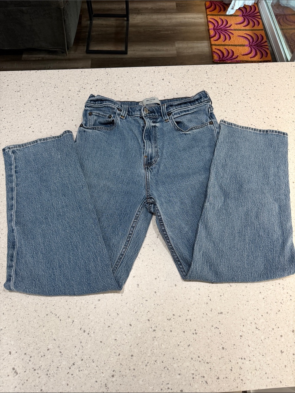 Hollister Light Blue Baggy Jeans